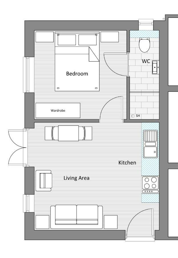 Beautiful Modern Apartment In Bath Zewnętrze zdjęcie